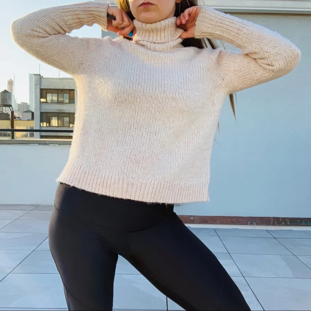 J.Crew The Chunky Knit Sweater Wool Mohair Oversized Yarn Pullover